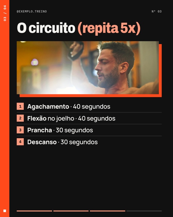 Slide 3 do carrossel de exemplo de personal